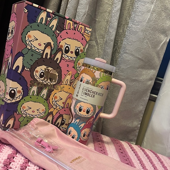 Stanley "Love Shack Fancy" Collab Labubu 40oz.
Tumbler! NEW in Box with Dusty! - Picture 3 of 3